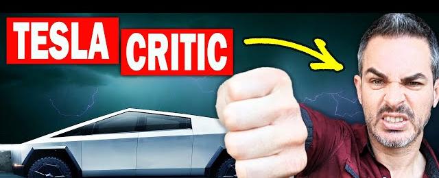 Tesla Critic: The Cybertruck Will Tank Tesla