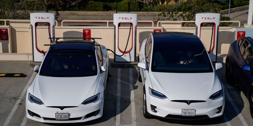 Tesla Owners Will Hate Waiting to Charge Behind Ford, GM Cars