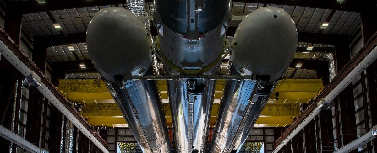 SpaceX shows off Falcon Heavy rocket ahead of April 18 launch