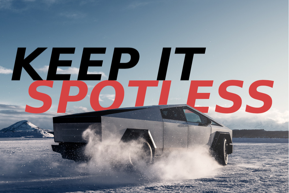 Tesla Cybertruck: 'wash immediately' pedantic cleaning recommendations spark indignation