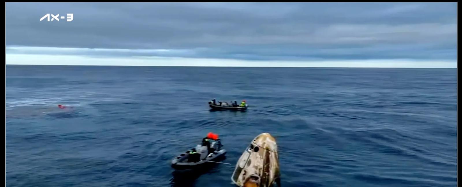 SpaceX Crew Dragon "Freedom" Splashes Down off of Daytona Beach; Crew Safe | TalkOfTitusville.com