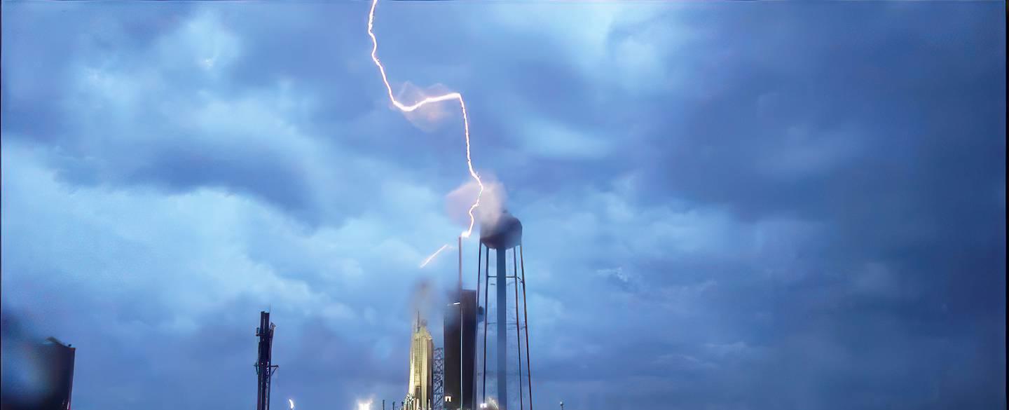 SpaceX confirmed rocket undamaged after lightning strikes Falcon Heavy launchpad in Florida