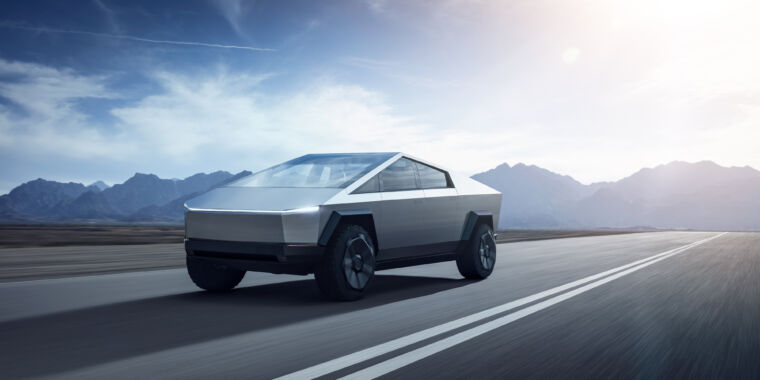 With Tesla profits down, Musk dangles Cybertruck, FSD this year