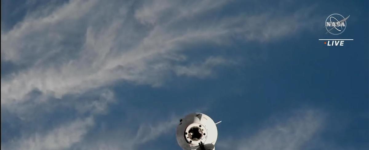 SpaceX Cargo Dragon wraps up two-day rendezvous with smooth space station docking