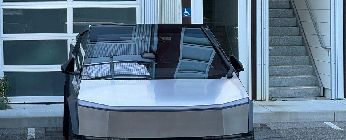 Tesla Cybertruck No Match For Car Wash