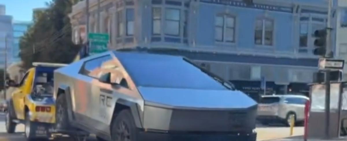 Even A Tesla Cybertruck Prototype Can't Mess With San Francisco Parking Enforcement
