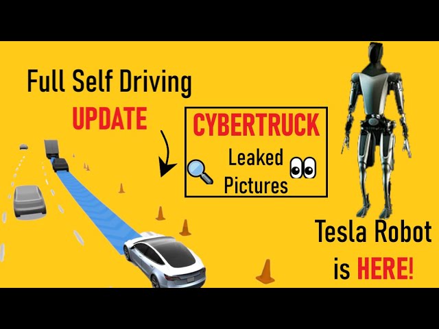 BIG TESLA  UPDATES (+ Leaked Videos👀) | New Cars/ Self Driving/ Tesla Robot/ Cybertruck