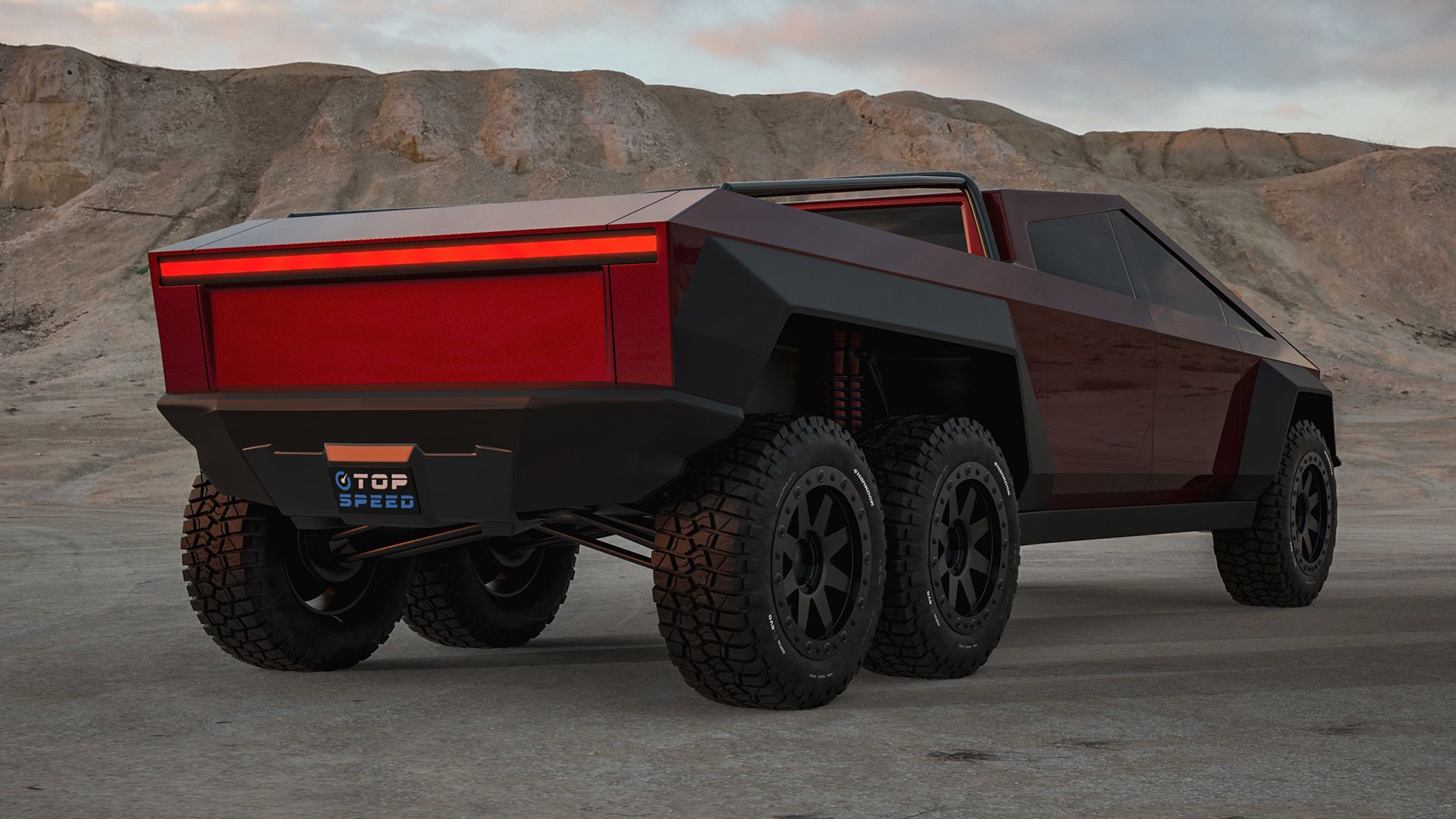 Exclusive Rendering Reveals The 6x6 Tesla Cybertruck We Deserve | Flipboard