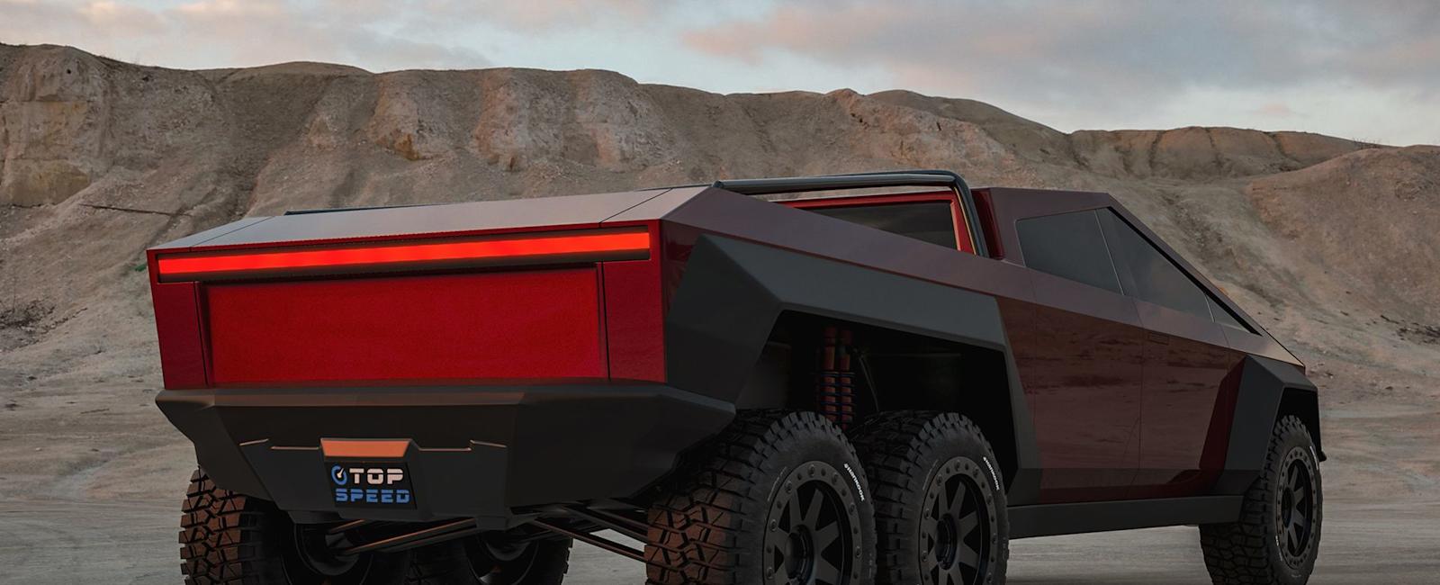 Exclusive Rendering Reveals The 6x6 Tesla Cybertruck We Deserve | Flipboard