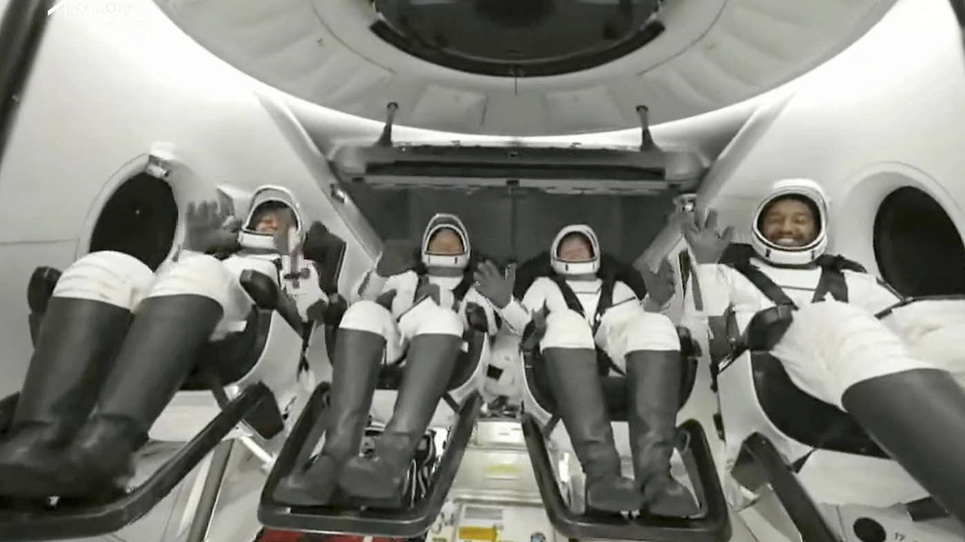 The SpaceX Axiom 2 mission crew has returned after a successful trip : NPR