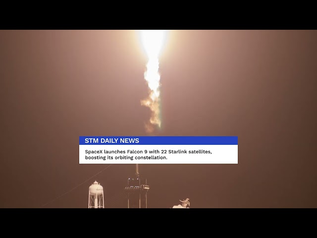 SpaceX Launches Falcon 9 with 22 Starlink Satellites | Major Milestone in Space Exploration