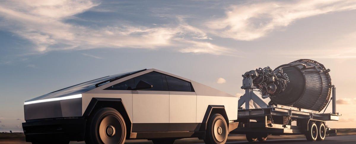 Tesla Cybertruck Breaks In New, Innovative Way