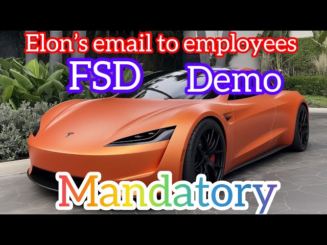 Breaking News:  Tesla employees must do a FSD demo to all customers taking delivery from now on.