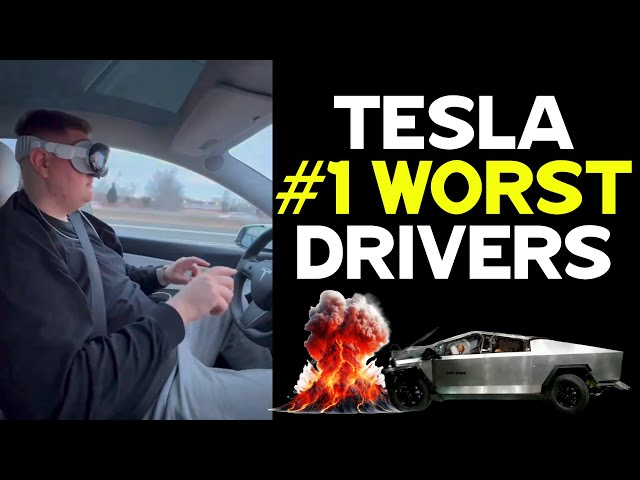 Tesla Cybertruck #1 Worst Drivers | Apple Vision Pro