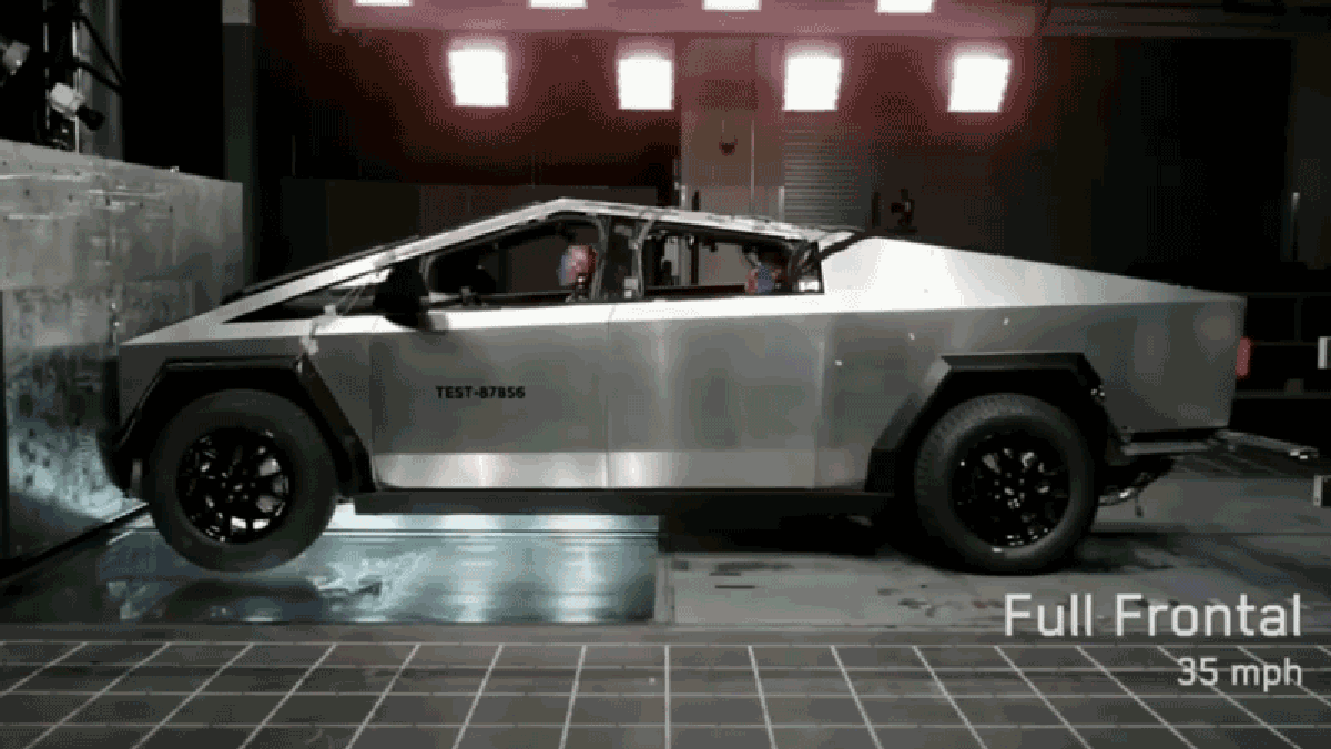 The Tesla Cybertruck Won't Be Crash Tested Any Time Soon