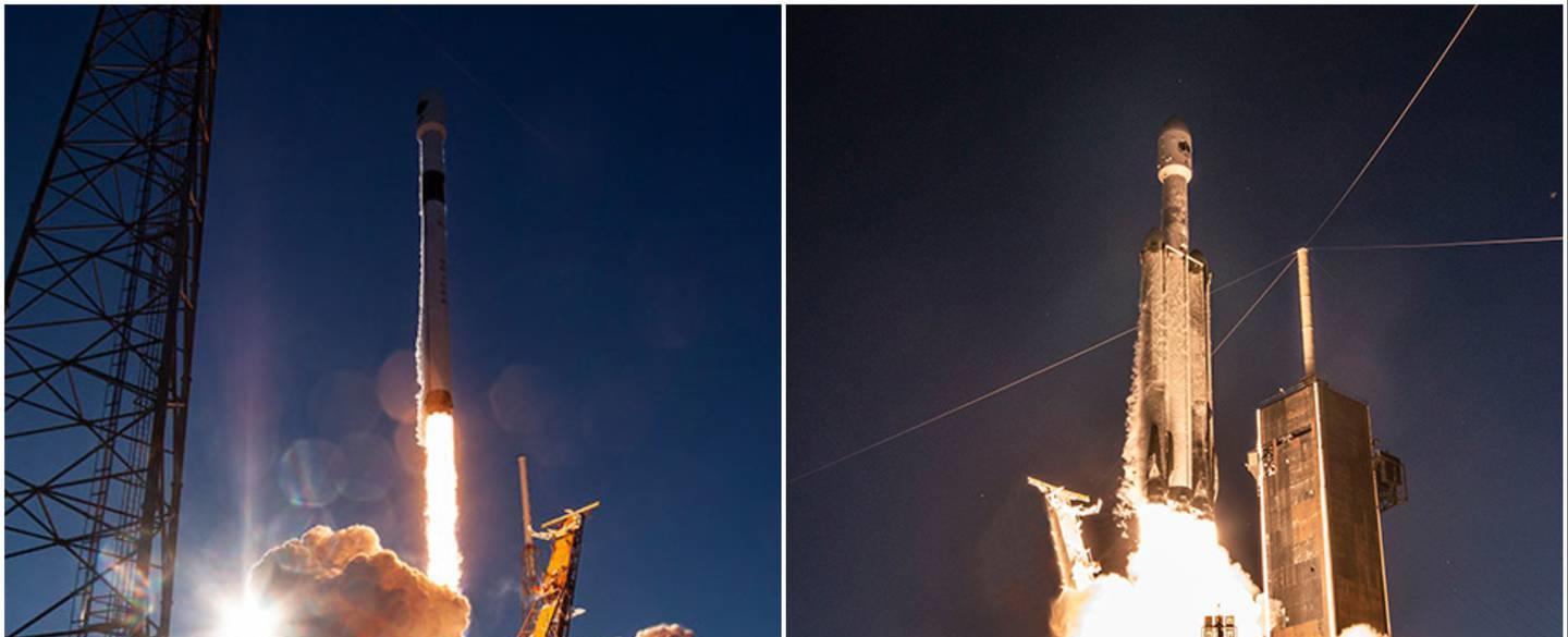 SpaceX plans back-to-back launches Friday for Falcon 9 and Falcon Heavy rockets in Florida