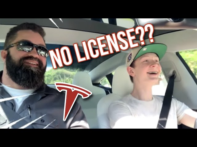 "I Don't Even Have a License!" - Tesla Driving Lesson for Student Driver! - Tesla Model 3 Reaction!