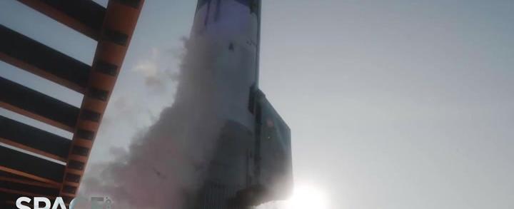 See SpaceX Starship liftoff in amazing slow-mo tower view