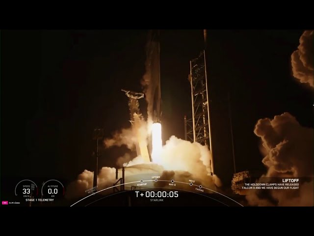 SpaceX launches another batch of Starlink satellites from Florida coast