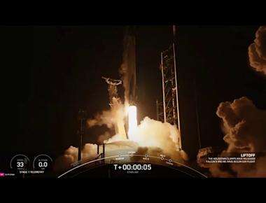 SpaceX launches another batch of Starlink satellites from Florida coast