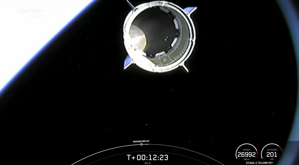 Watch Ax-2's SpaceX Dragon dock with the space station Monday morning