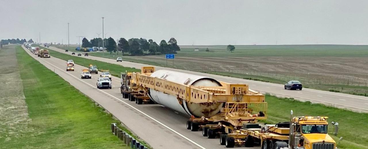 SpaceX super-loads traveling on US-83, expect traffic