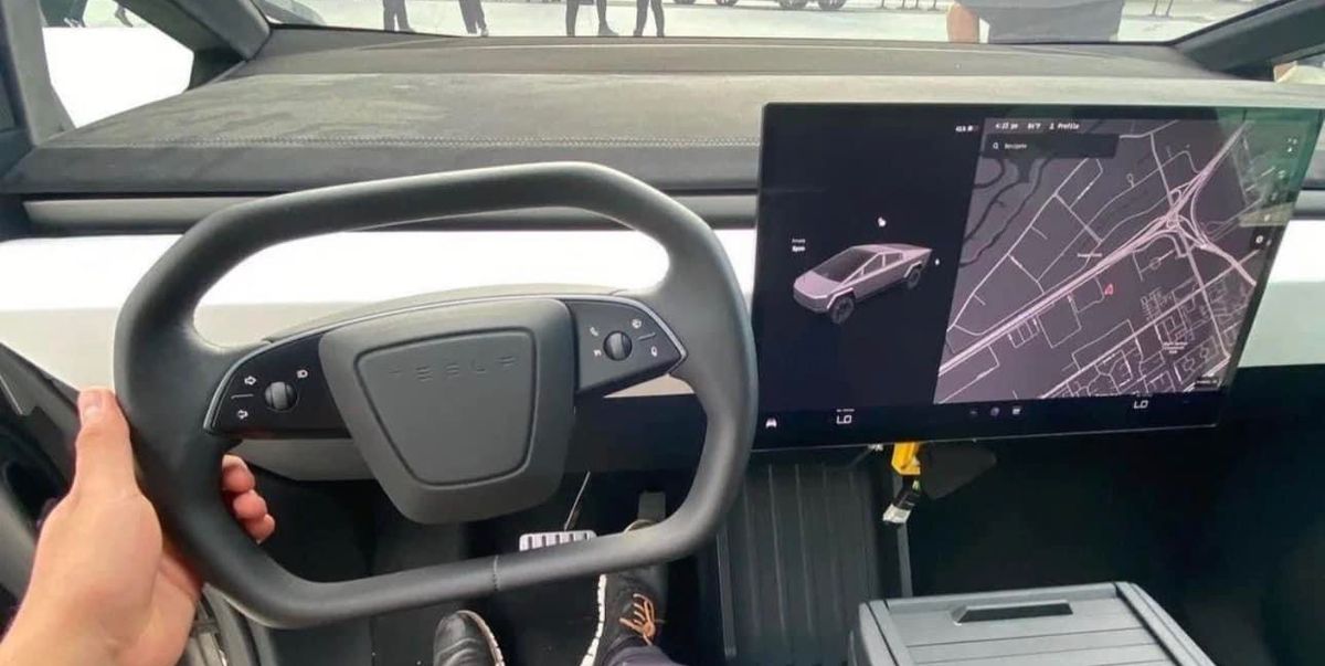 El interior del Tesla Cybertruck se revela en estas fotos