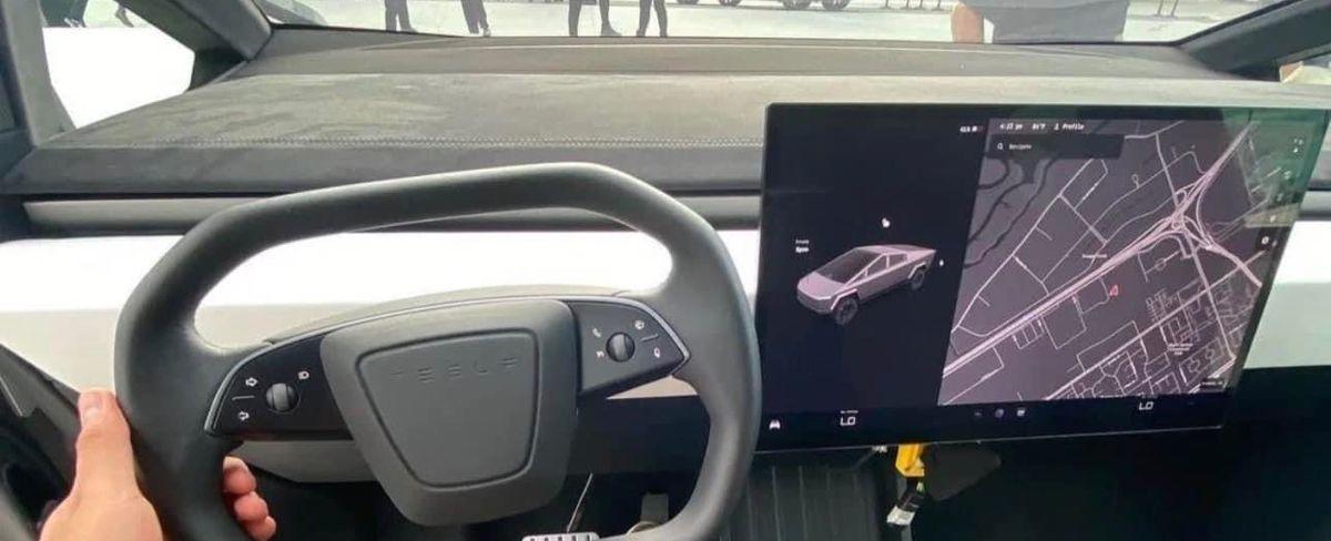 El interior del Tesla Cybertruck se revela en estas fotos