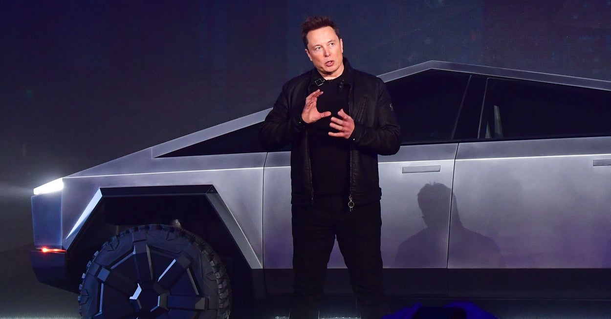 Elon Musk Reacts to Tesla Cybertruck Crashing Into Beverly Hills Hotel Sign