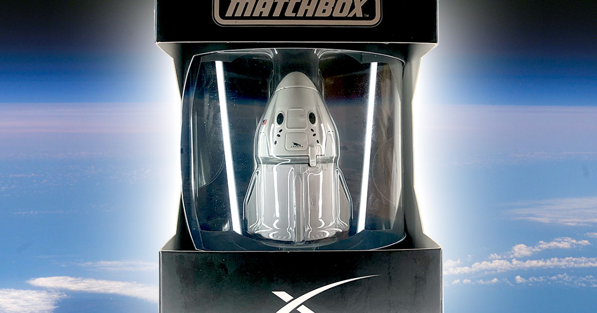 SpaceX's Crew Dragon capsule is now a Matchbox die-cast model