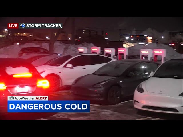 Frigid cold, broken chargers leave Chicago area Tesla owners frustrated