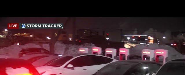 Frigid cold, broken chargers leave Chicago area Tesla owners frustrated