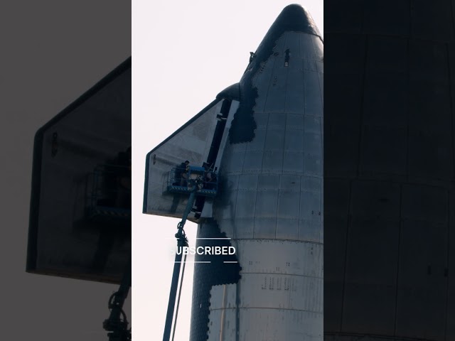 SpaceX Starship History: Workers inspect Starship  10-19-2021 #spacex #elonmusk