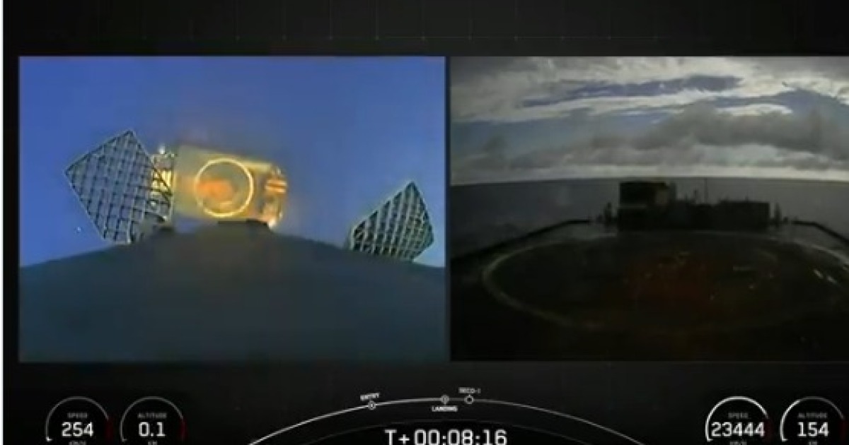 SpaceX da un vistazo impresionante del aterrizaje del Falcon 9 | Digital Trends Español