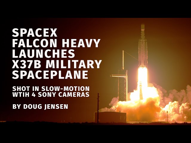 SpaceX launches Falcon Heavy rocket carrying top-secret X-37B military spaceplane
