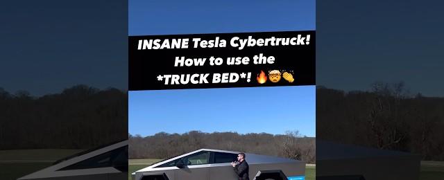The 2024 Tesla Cybertruck has a Bed that is MORE Practical Than You'd Think!