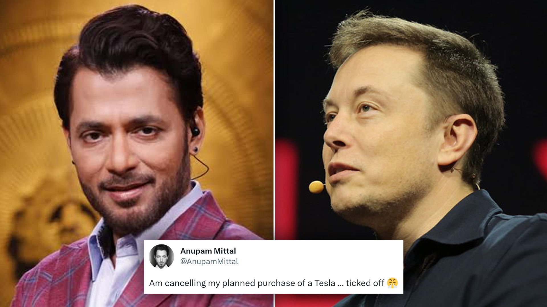 After Losing Twitter Blue Tick, ‘Shark Tank India’s Anupam Mittal Ditches Plan To Buy Tesla Car