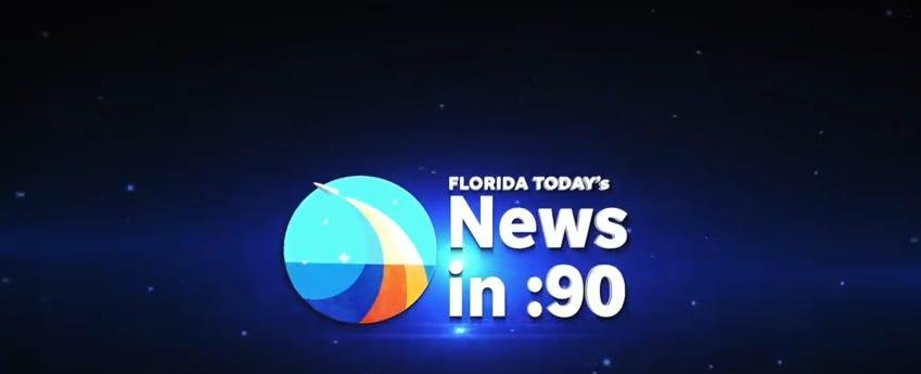 News in 90: SpaceX launch, Ocean Rescue costs and Titusville biblical graffiti