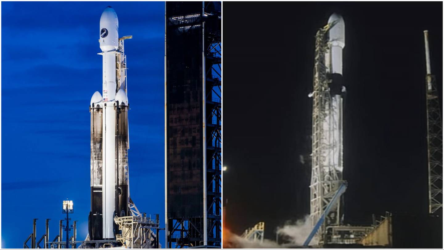 SpaceX planning back-to-back launches of Falcon Heavy and Falcon 9 rockets from Florida
