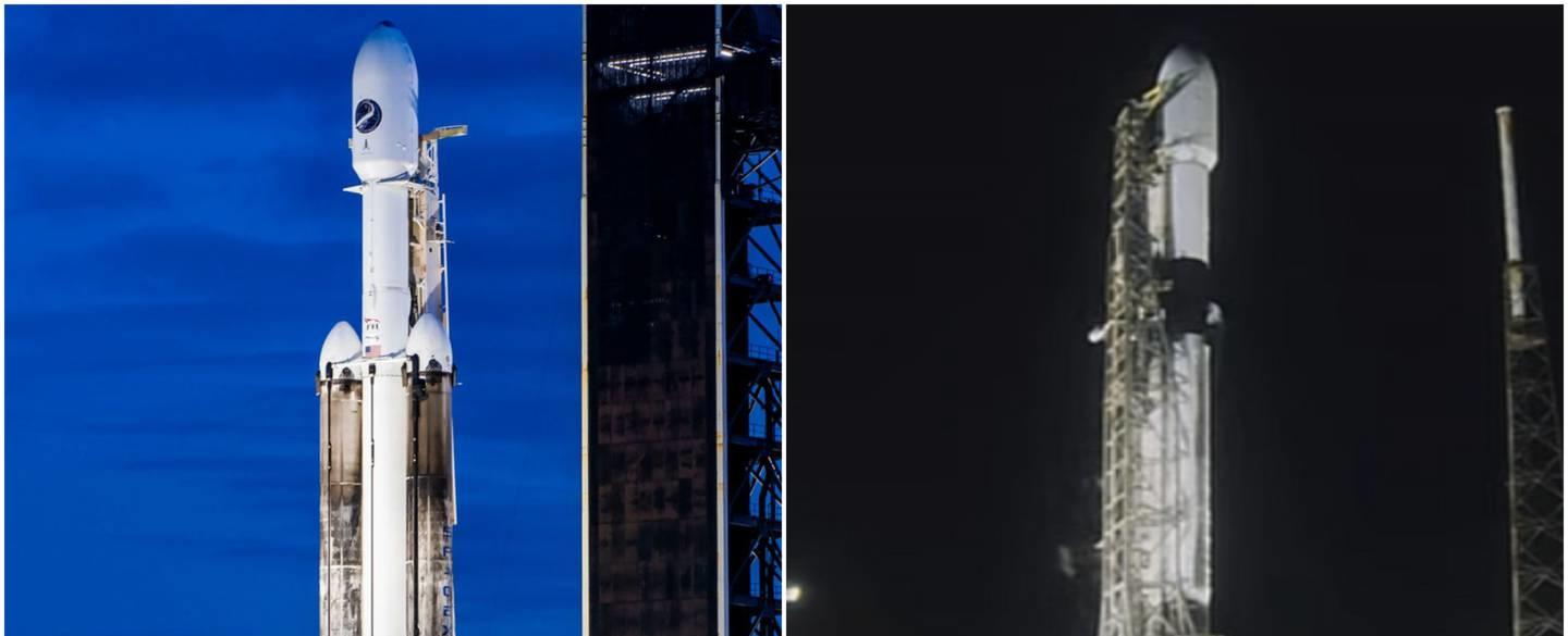 SpaceX planning back-to-back launches of Falcon Heavy and Falcon 9 rockets from Florida