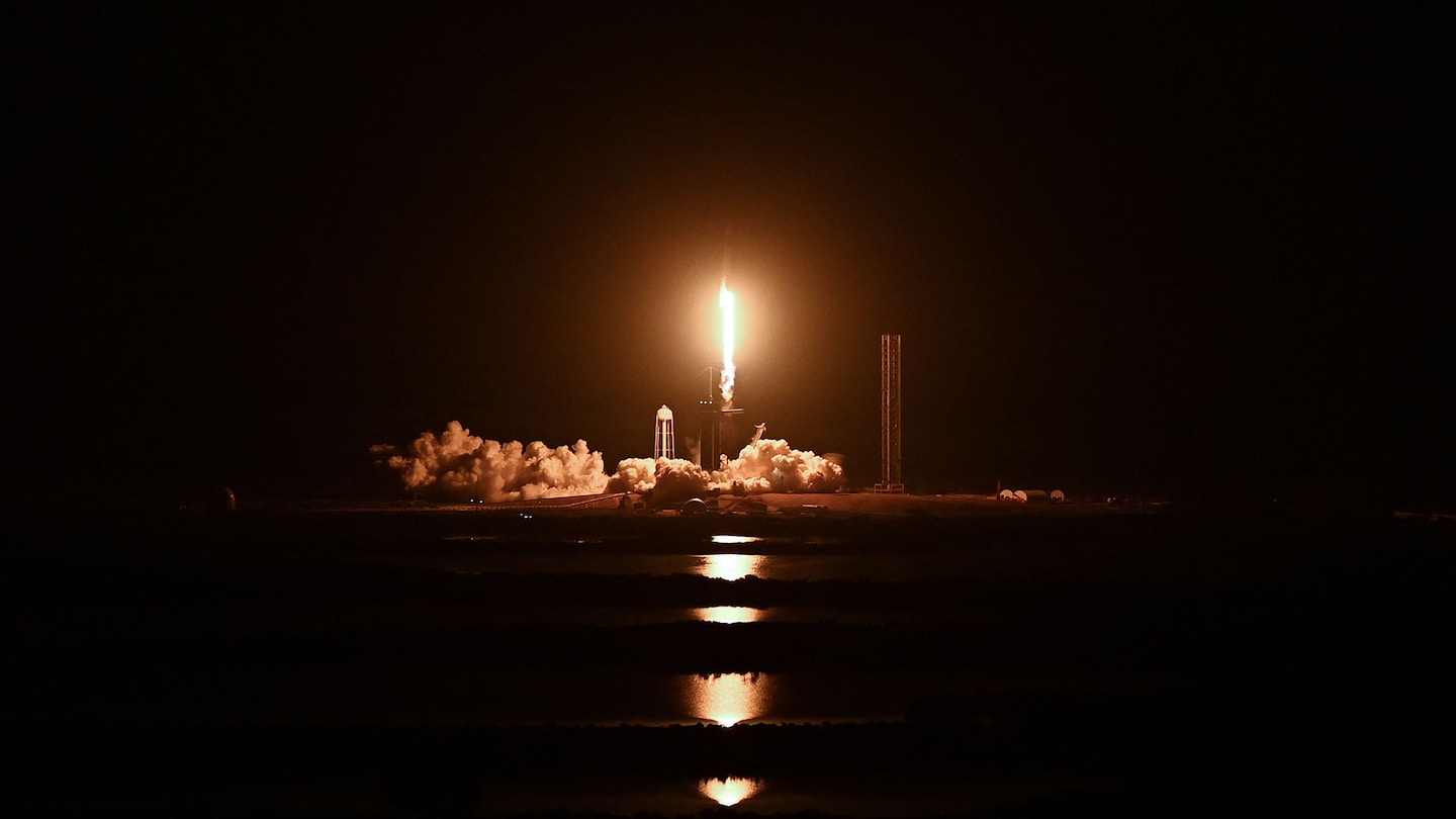 SpaceX launches its 9th crewed mission to space