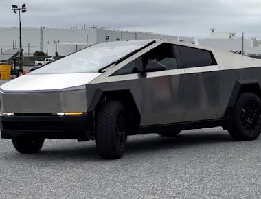 Cybertruck caught doing testing laps as Tesla ramps up its 4680 battery production