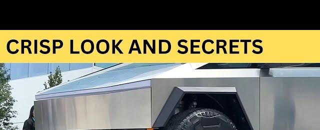 NEW Crisp Look at The Tesla Cybertruck: Hidden Details Are Revealed