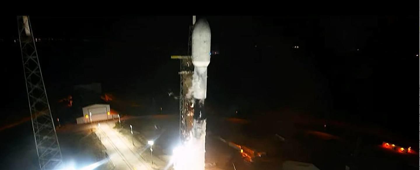 WATCH: SpaceX Falcon 9 rocket lights up night sky before launching Starlink satellites into orbit