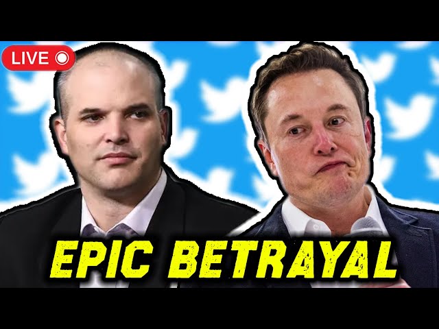 LIVE: Elon Musk TURNS ON Matt Taibbi, Matt LEAVES Twitter - EPIC BETRAYAL