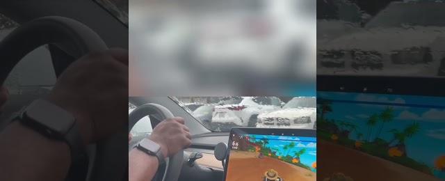 Driving a Tesla Cybertruck in a Virtual World