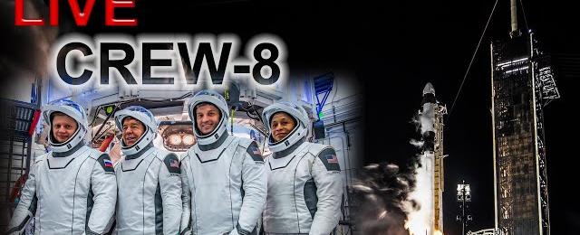 NOW! LIVE SpaceX Falcon 9 Live launch coverage of NASA CREW-8 MISSION