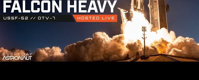Watch SpaceX launch a Falcon Heavy with the X-37B secretive spaceplane! #USSF52