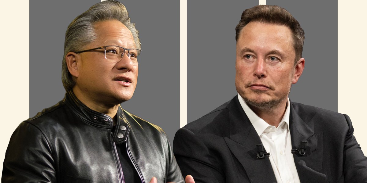 Elon Musk vs. Nvidia’s Jensen Huang on AI affecting jobs
