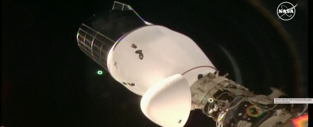 SpaceX Dragon capsule arrives at the International Space Station - KYMA